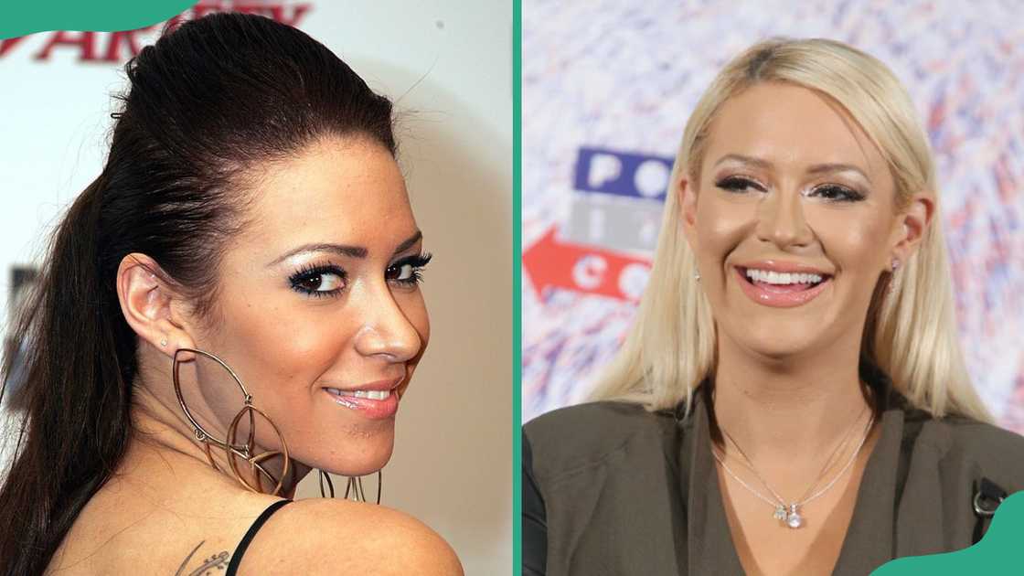 Kaya Jones attends the Producers Guild Of America Presents 2006 (L) and she speaks onstage at Los Angeles Convention Centre (R) Kaya Jones attends the Producers Guild Of America Presents 2006 (L) and she speaks onstage at Los Angeles Convention Centre (R)