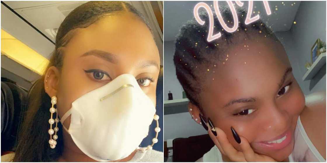 Reactions as Nigerian lady claims she travelled abroad Reactions as Nigerian lady claims she travelled abroad