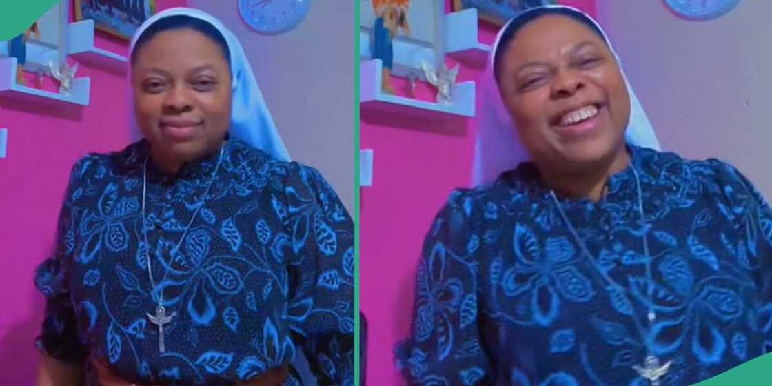 Reverend sister invites ladies to join the sisterhood. Reverend sister invites ladies to join the sisterhood.