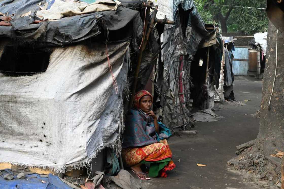 Slum living conditions for the poorest person in the world