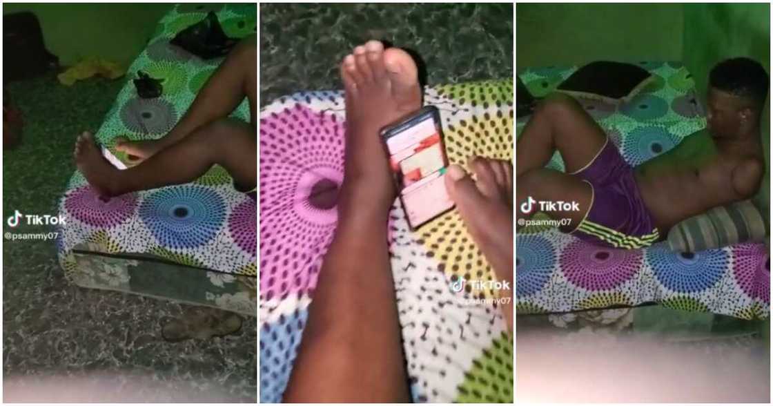 WhatsApp, man with no hands WhatsApp, man with no hands