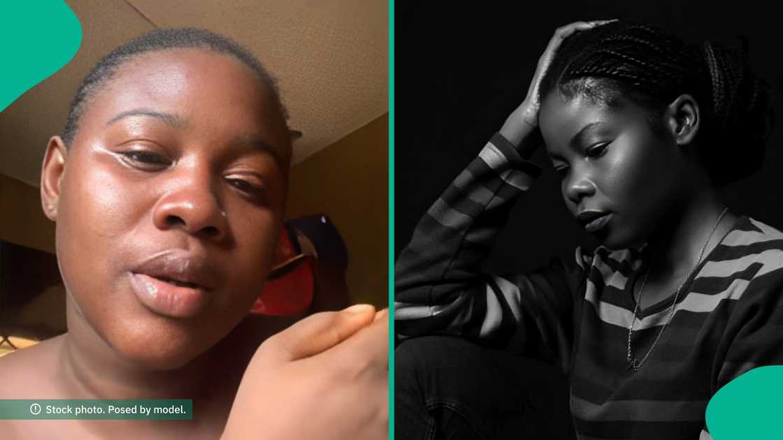 mother allegedly responds harshly to her daughter, she breaks down in tears mother allegedly responds harshly to her daughter, she breaks down in tears