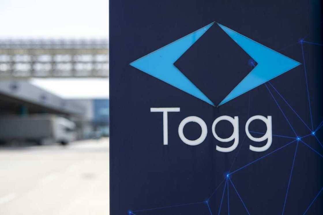 The Togg logo at its Gemlik plant in Turkey The Togg logo at its Gemlik plant in Turkey
