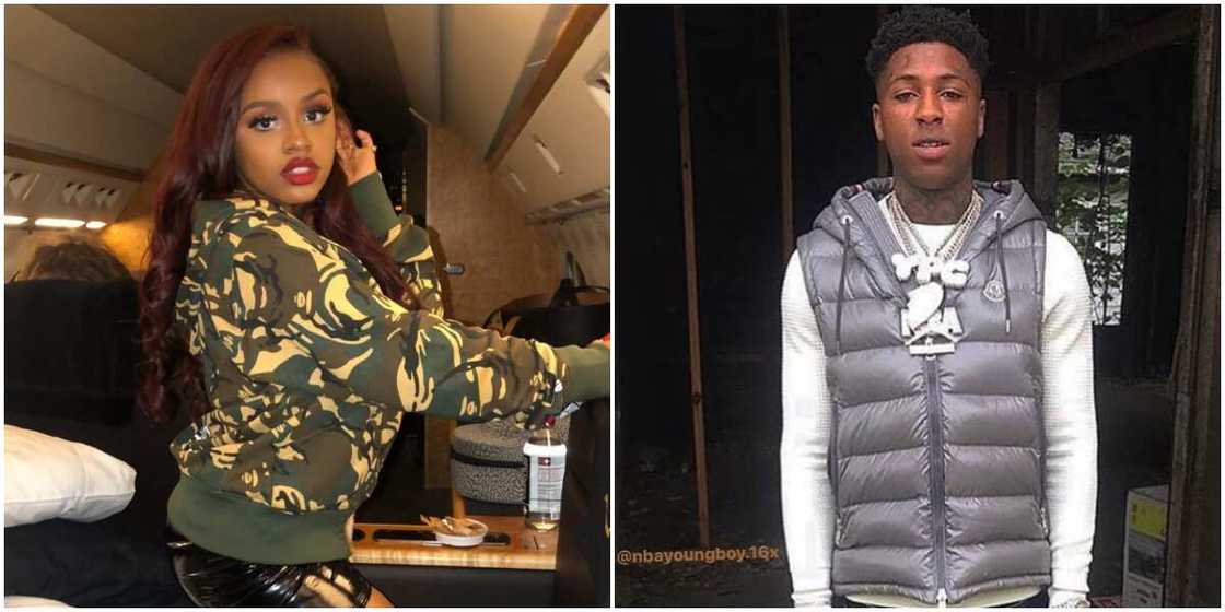 Floyd Mayweather's daughter Iyanna and rapper NBA Youngboy welcome new child together Floyd Mayweather's daughter Iyanna and rapper NBA Youngboy welcome new child together