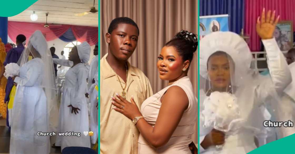 Celestial Church Wedding Video Trends on Social Media as Many React to Bride’s Attire