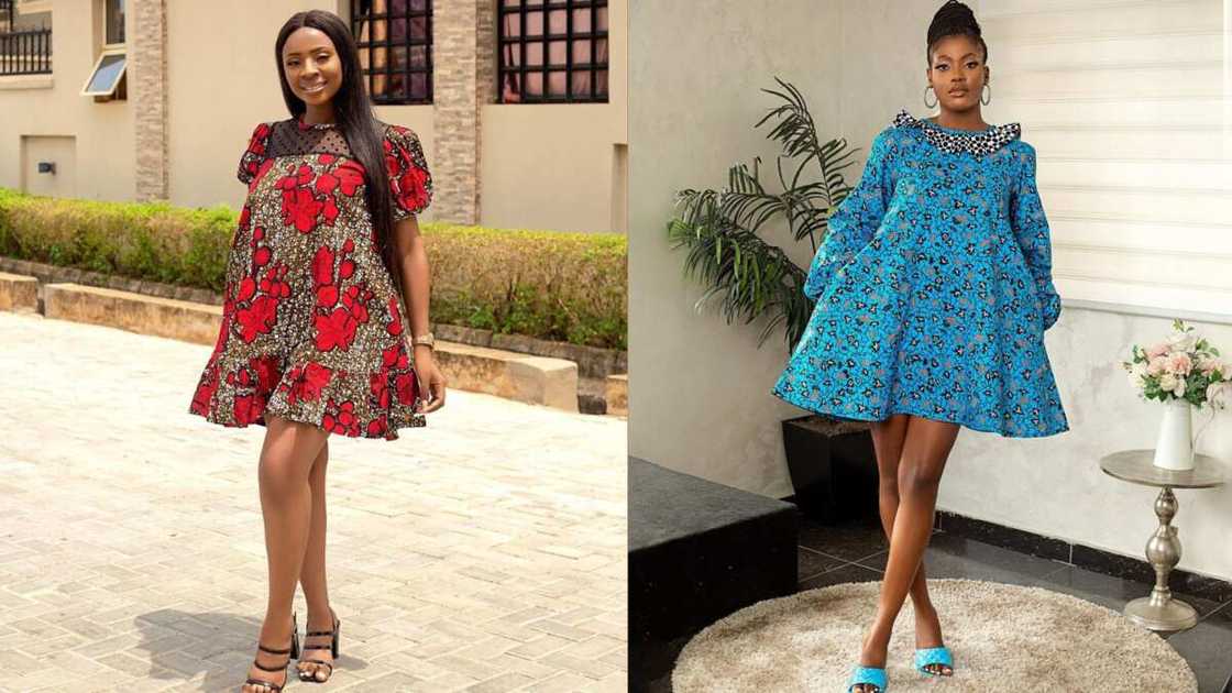 Ankara shirt dress styles