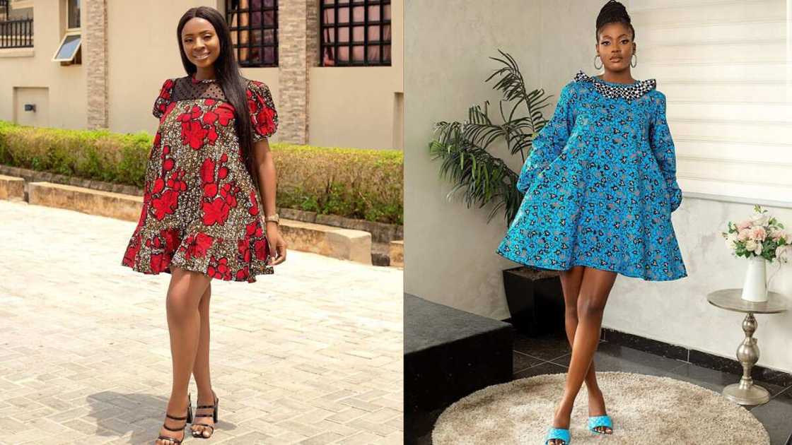 Ankara shirt dress styles Ankara shirt dress styles