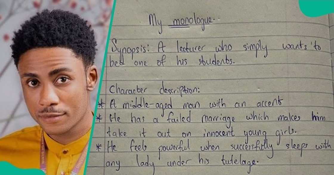Man shows off his handwriting that 'matches his face' Man shows off his handwriting that 'matches his face'