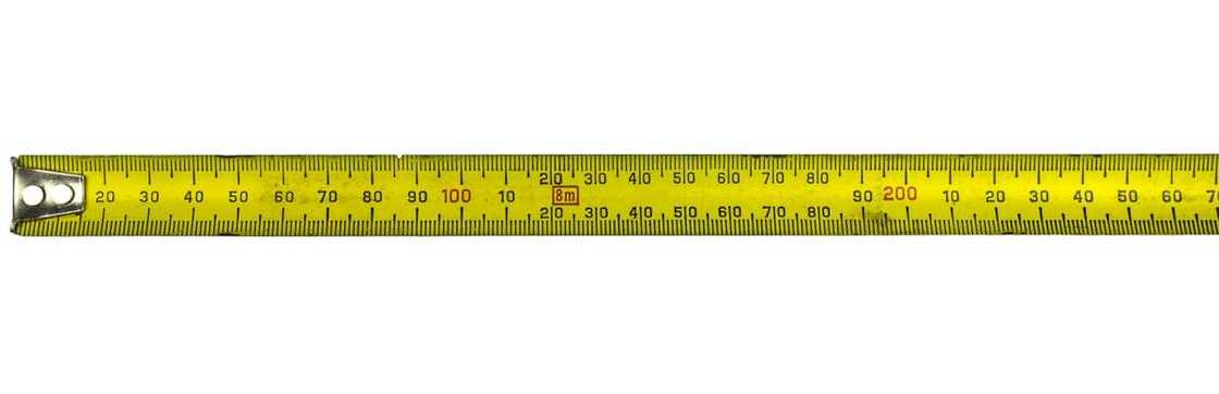 tape measure reading