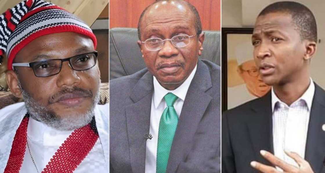 Hukumar DSS ta yi ƙarin haske kan dalilin ci gaba da tsare Bawa, Emefiele da Kanu