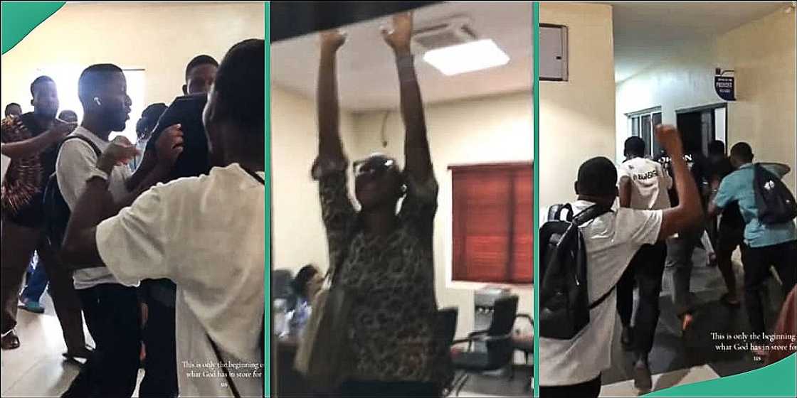 Students jubilate after bagging MBBS degree Students jubilate after bagging MBBS degree