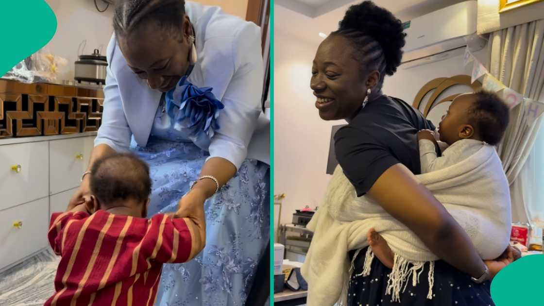 Deborah Enenche shares video of her mother Becky Enenche and her son/grandson Deborah Enenche shares video of her mother Becky Enenche and her son/grandson