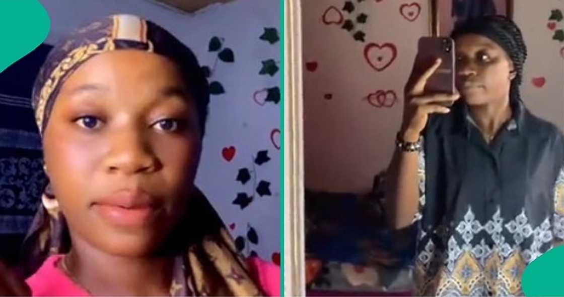 Nigerian lady displays items she bought with N10k Nigerian lady displays items she bought with N10k