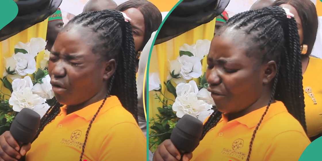 Orphan kid breaks down in tears Orphan kid breaks down in tears