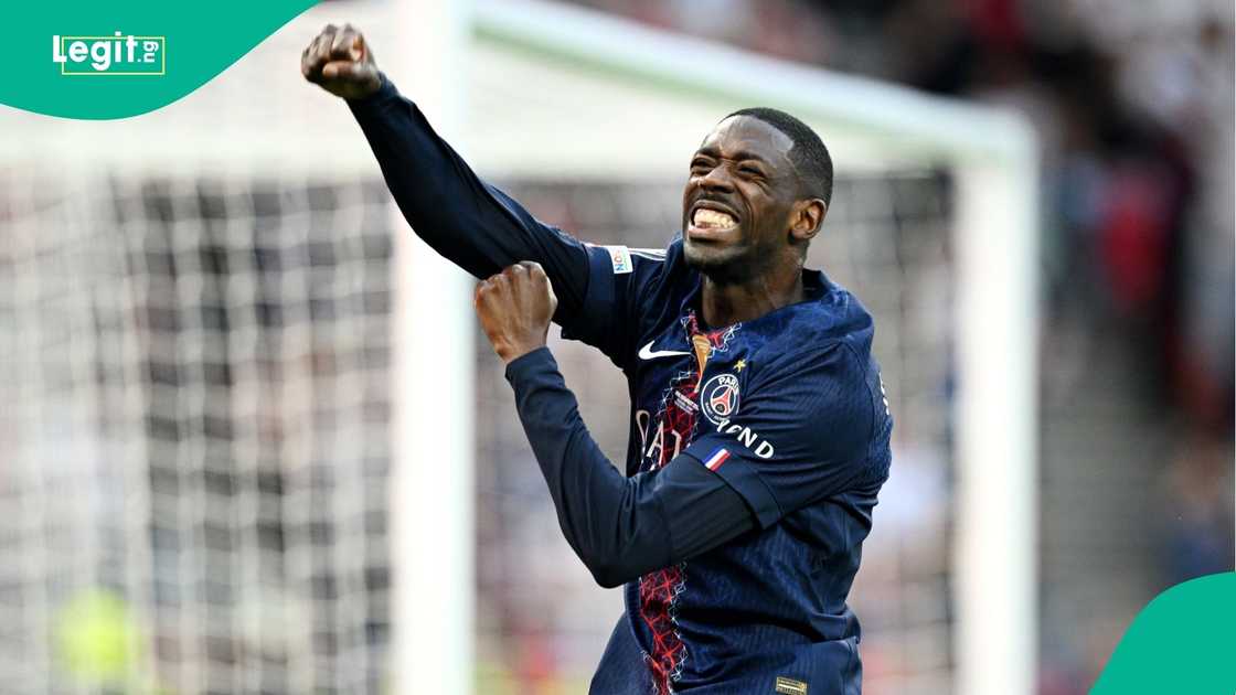 Ousmane Dembele, UEFA, Champions League, Paris Saint-Germain, Arsenal, Football.