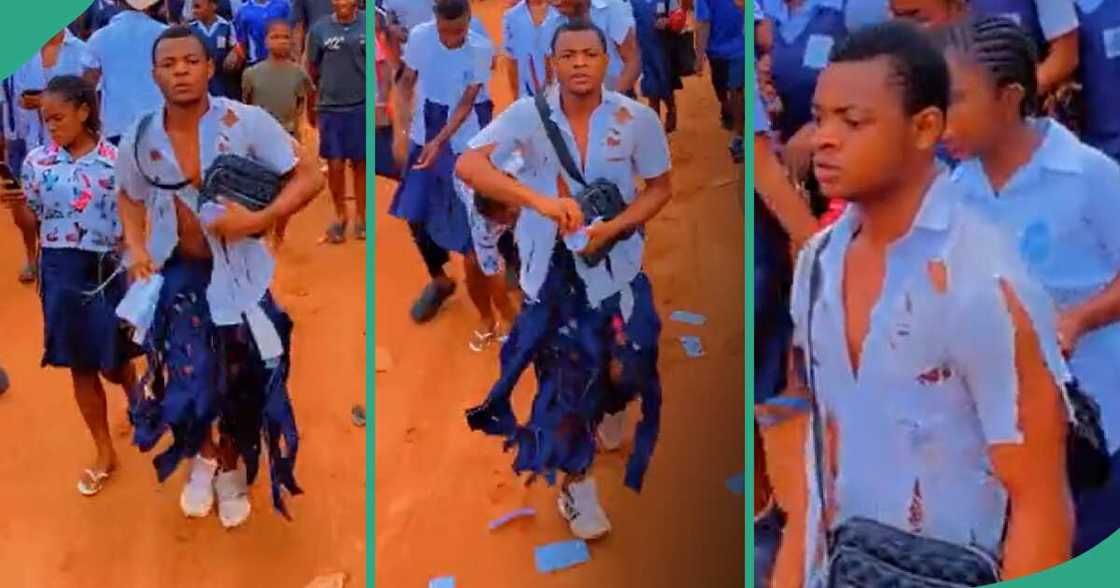 Students celebrate after finishing their WAEC. Students celebrate after finishing their WAEC.