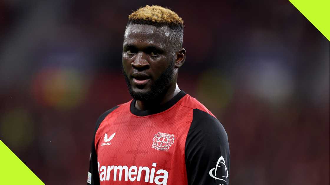 Victor Boniface in action for Bayer Leverkusen Victor Boniface in action for Bayer Leverkusen