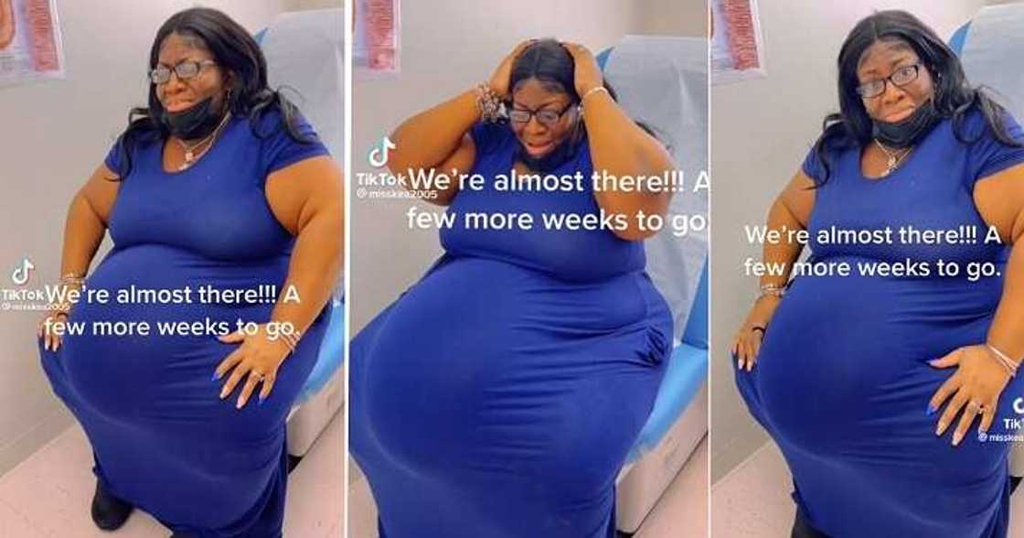 Plus-sized woman shows off baby bump Plus-sized woman shows off baby bump