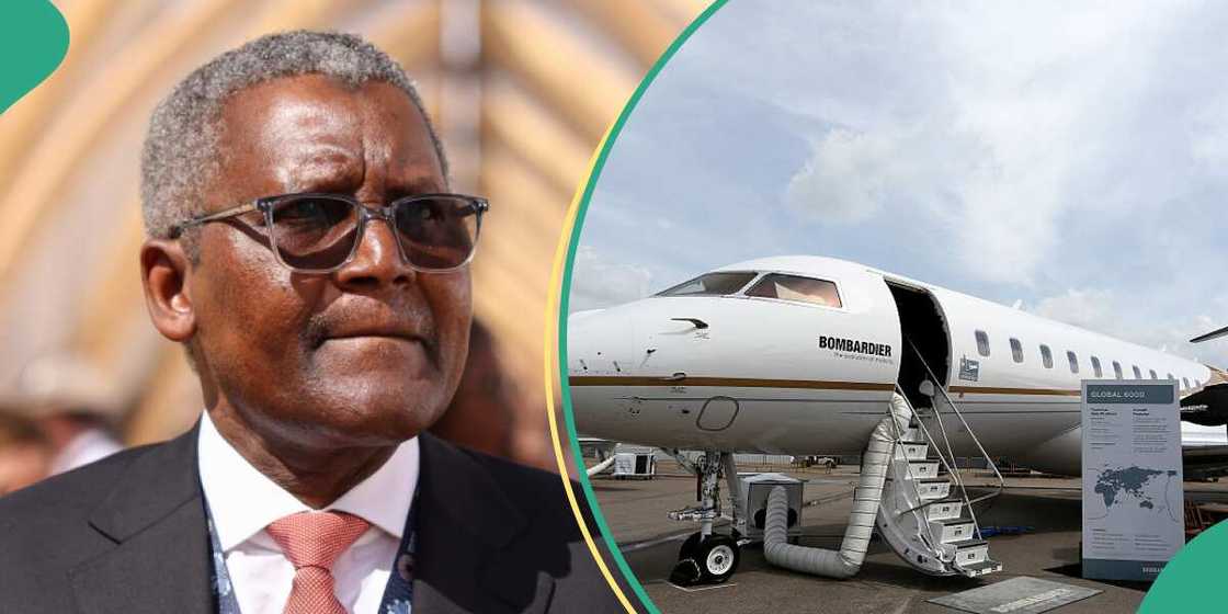 Aliko dangote jet