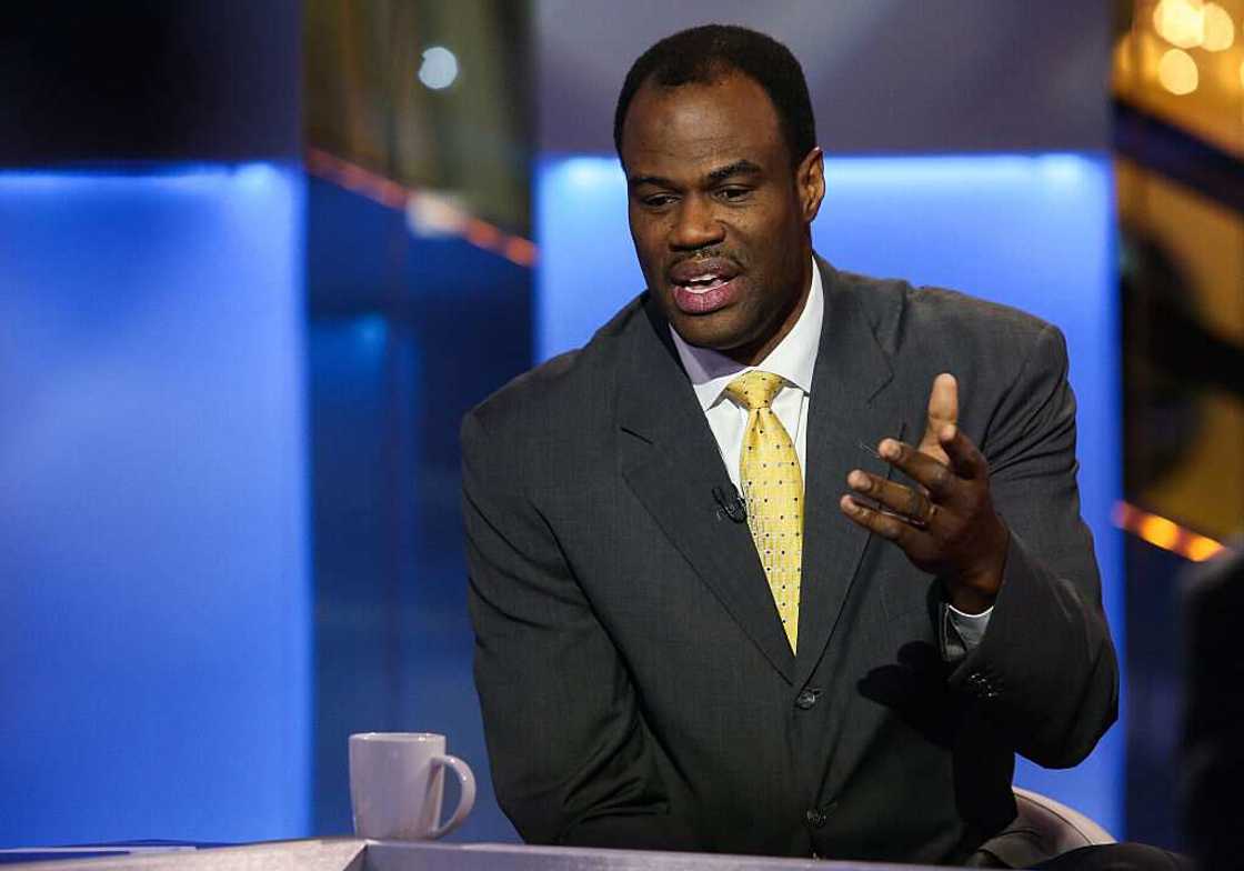 David Robinson during a Bloomberg Television interview in New York, U.S.