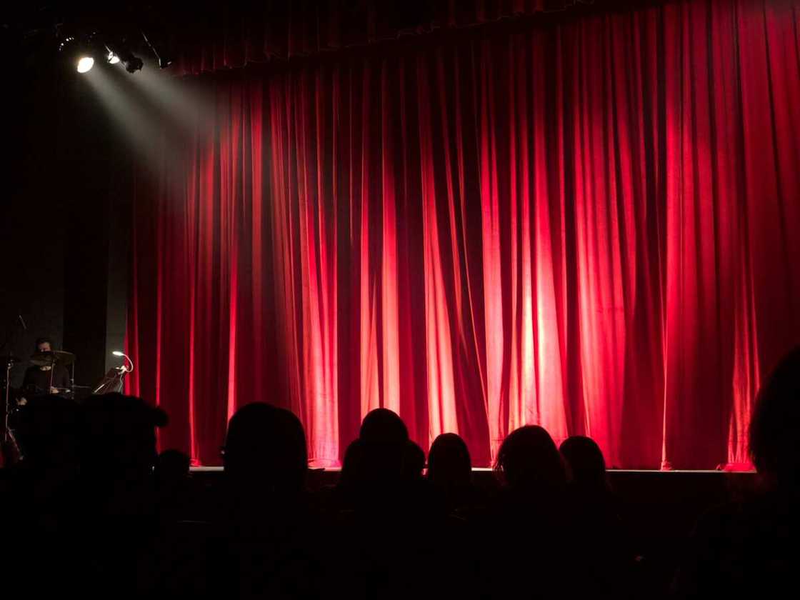 Audience waiting for drama Audience waiting for drama