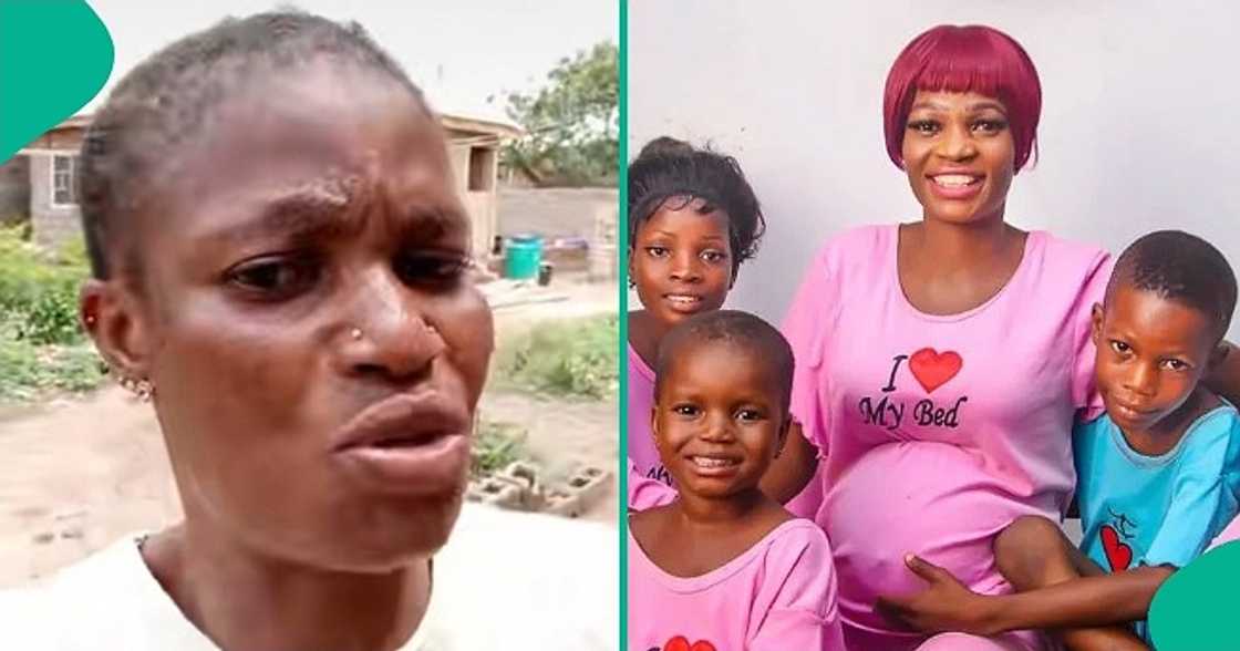 Mum living in uncompleted building cries after thieves broke into her house Mum living in uncompleted building cries after thieves broke into her house