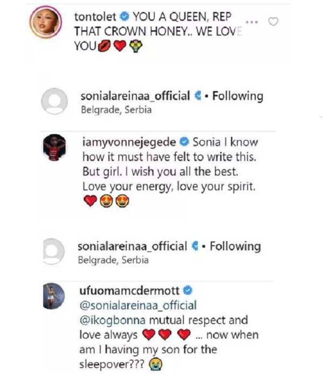 Celebrities react to IK Ogbonna and Sonia Morales marriage crash Celebrities react to IK Ogbonna and Sonia Morales marriage crash