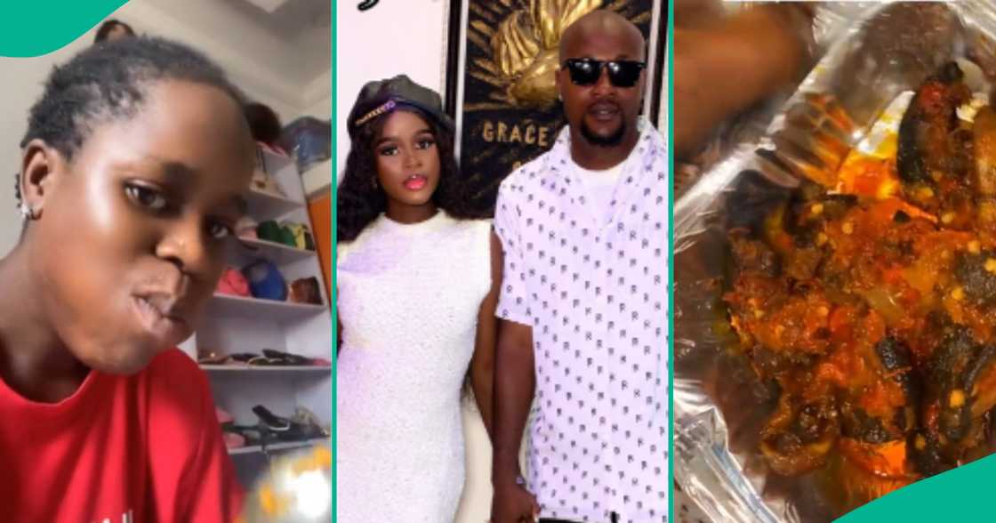 Nigerian Woman Displays Different Meals Her Hubby Prepared For Her During Pregnancy