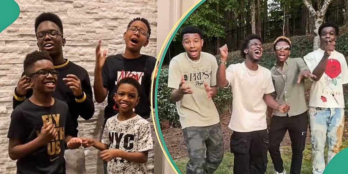 Four black brothers showcase amazing voice