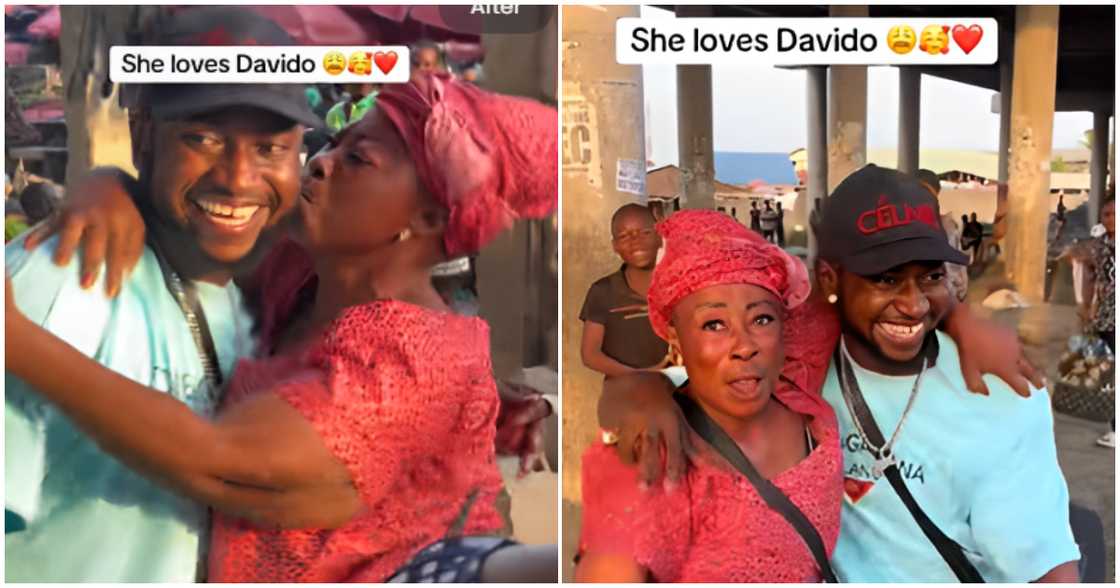 Davido’s lookalike creates commotion in the market as traders gather to hug him Davido’s lookalike creates commotion in the market as traders gather to hug him