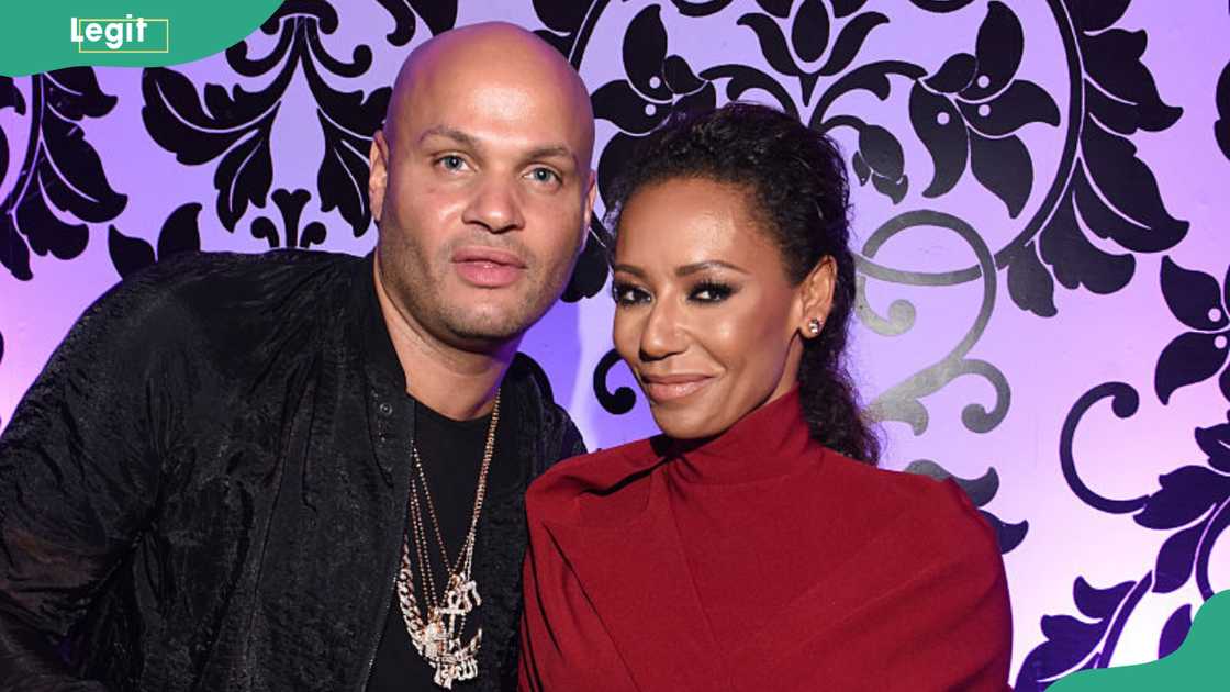 Producer Stephen Belafonte and Mel B at the Hollywood Palladium Producer Stephen Belafonte and Mel B at the Hollywood Palladium