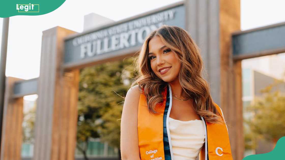 Hannah Fields from Love Island USA at California State University, Fullerton
