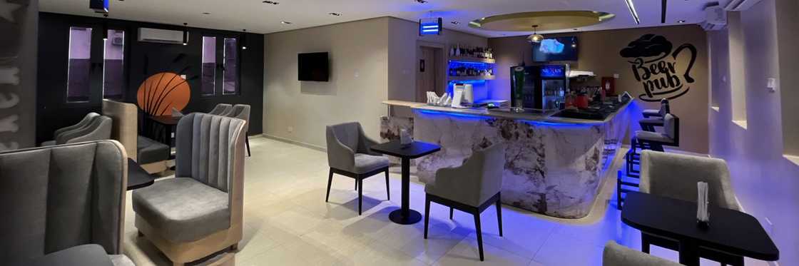 A view of the Nest Lounge restaurant interior