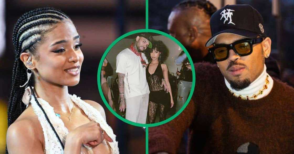 Tyla partied with Chris Brown. Tyla partied with Chris Brown.