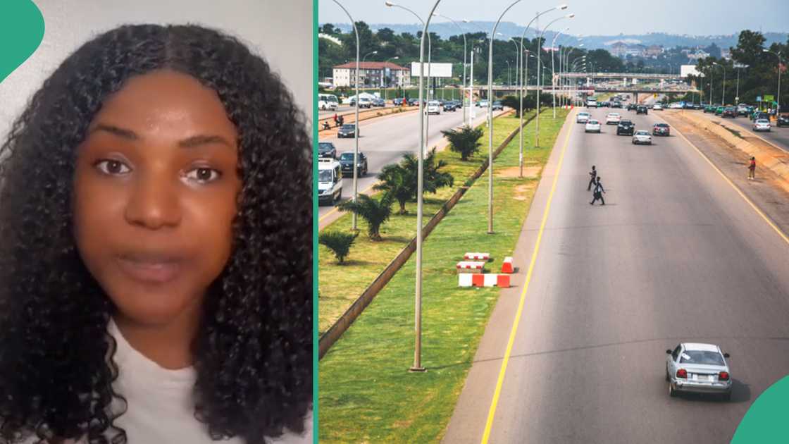 Lady visits Abuja from Lagos.