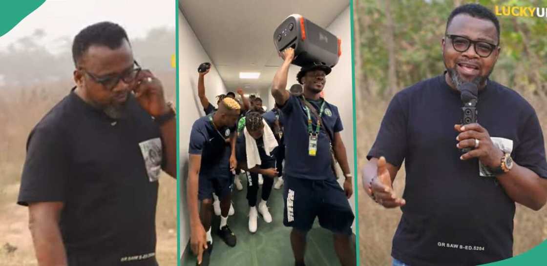Austino Milado who sang 'Super Eagles Carry Go' laments abandonment. Austino Milado who sang 'Super Eagles Carry Go' laments abandonment.