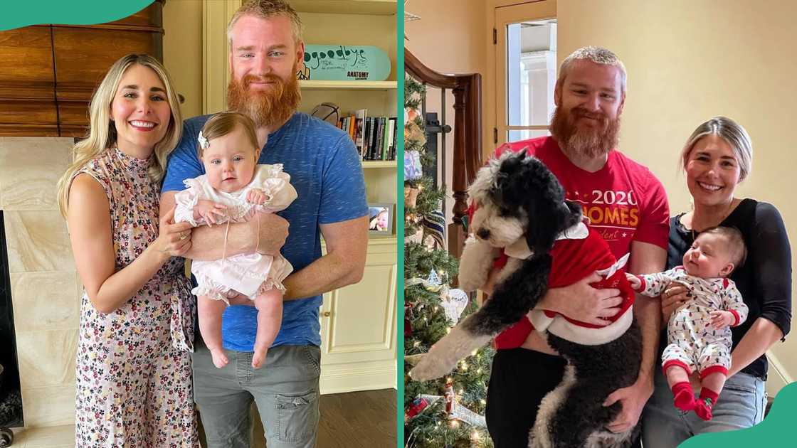 Wes Bergmann's family takes pictures at different occasions
