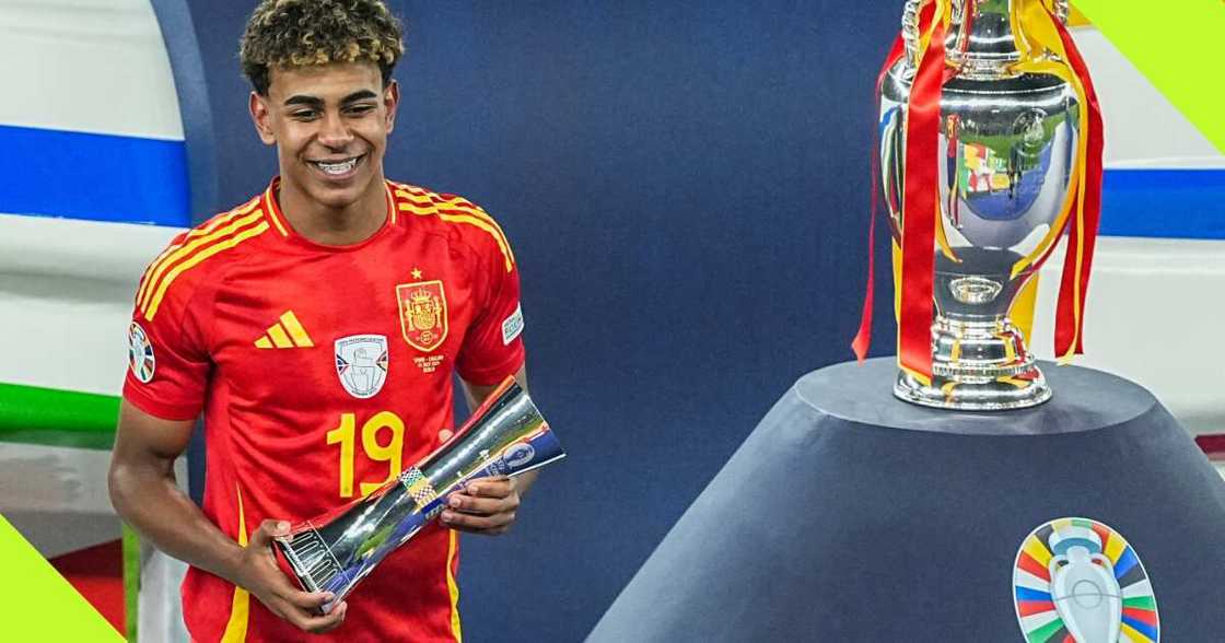 Euro 2024: Lamine Yamal wins Young Player prizes after 'destroying' Pele's long-standing record