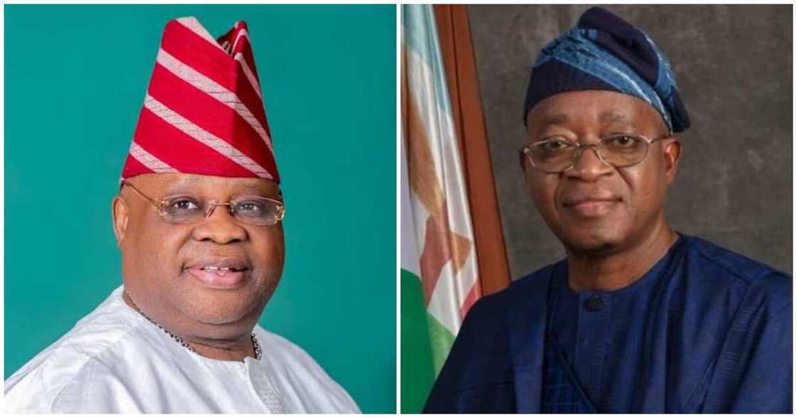 Ademol Adeleke and Gboyega Oyetola Ademol Adeleke and Gboyega Oyetola