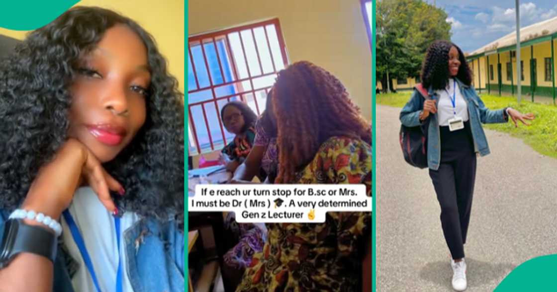 Gen Z lecturer overjoyed as she begins studying for doctorate degree.