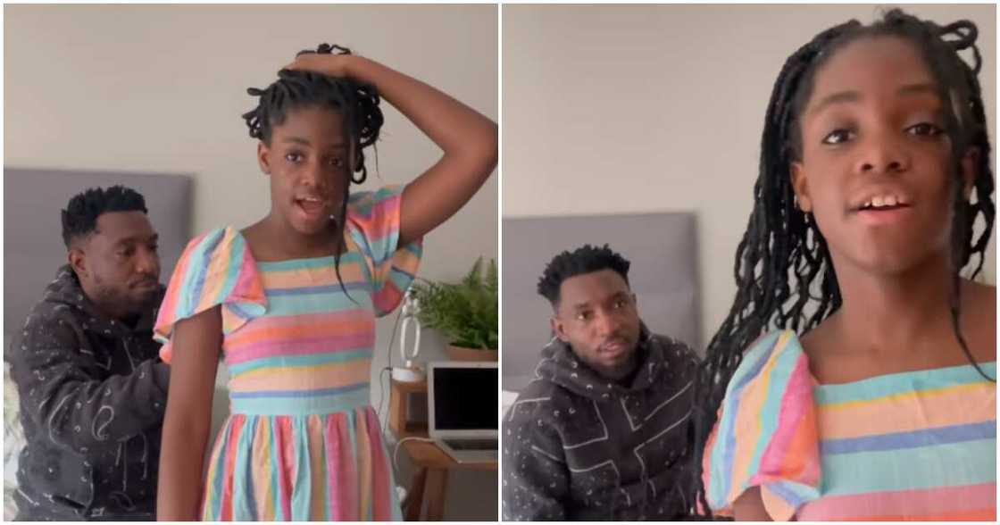 Timi Dakolo's funny chat with daughter. Timi Dakolo's funny chat with daughter.