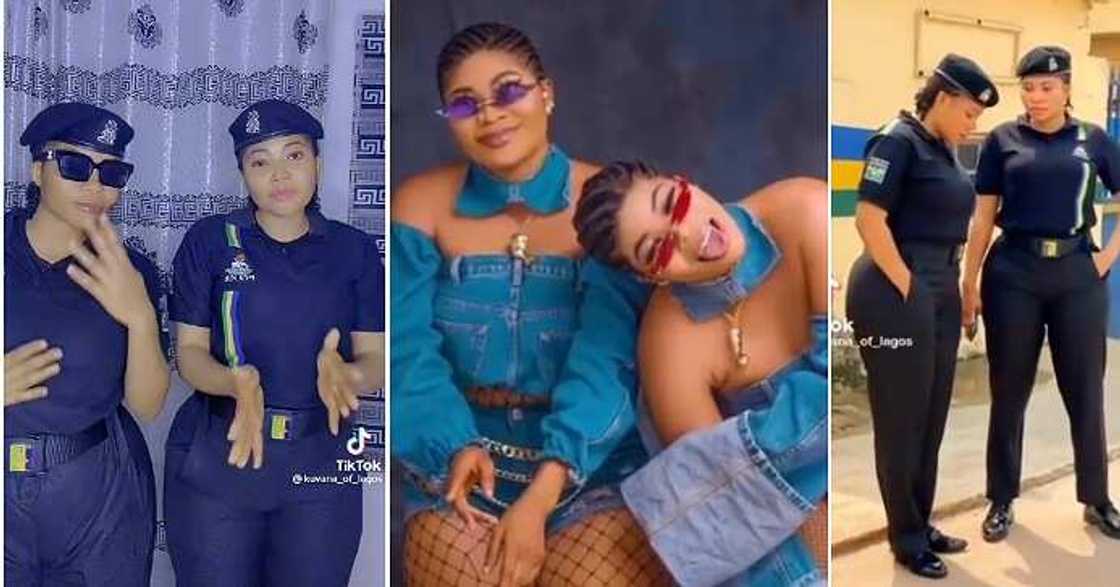 Police officers suspended, beauty Police officers suspended, beauty