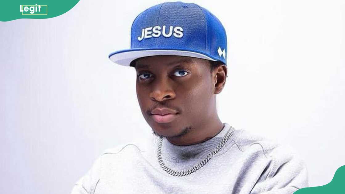 Sydney Talker in front of a plain white background