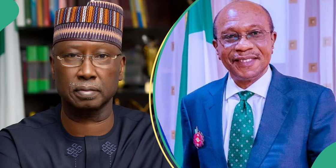 Boss Mustapha and Emefiele/CBN Boss Mustapha and Emefiele/CBN
