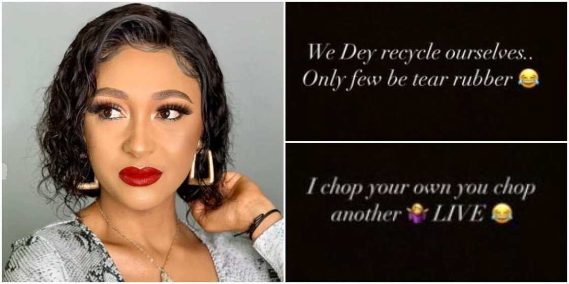 We Dey Recycle Ourselves - Rosy Meurer Says after Tonto Dikeh's Post about Ex-Partners We Dey Recycle Ourselves - Rosy Meurer Says after Tonto Dikeh's Post about Ex-Partners