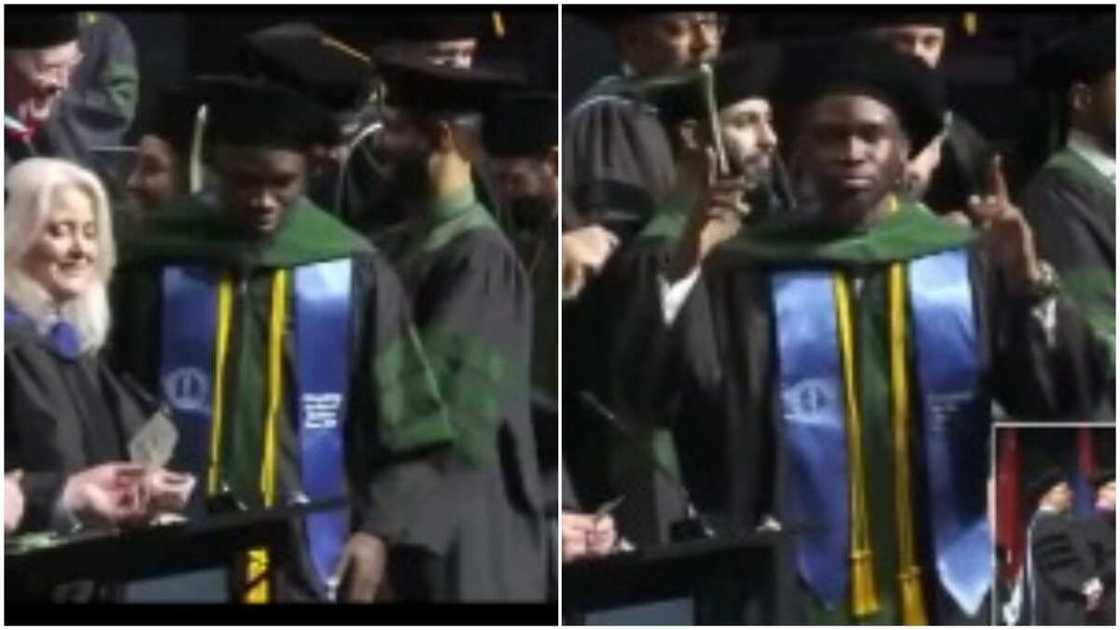 Young Nigerian bagged high honor in medicine. Photo Credit: TikTok
