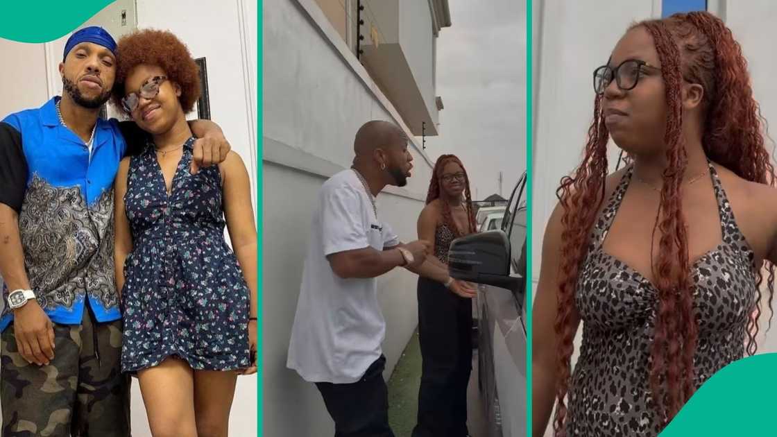 Charles Okocha Daughter visit male friend Charles Okocha Daughter visit male friend