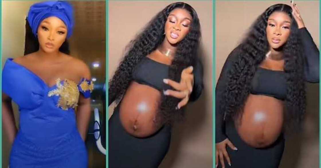 Lady celebrates as she becomes wife and mother in the same year