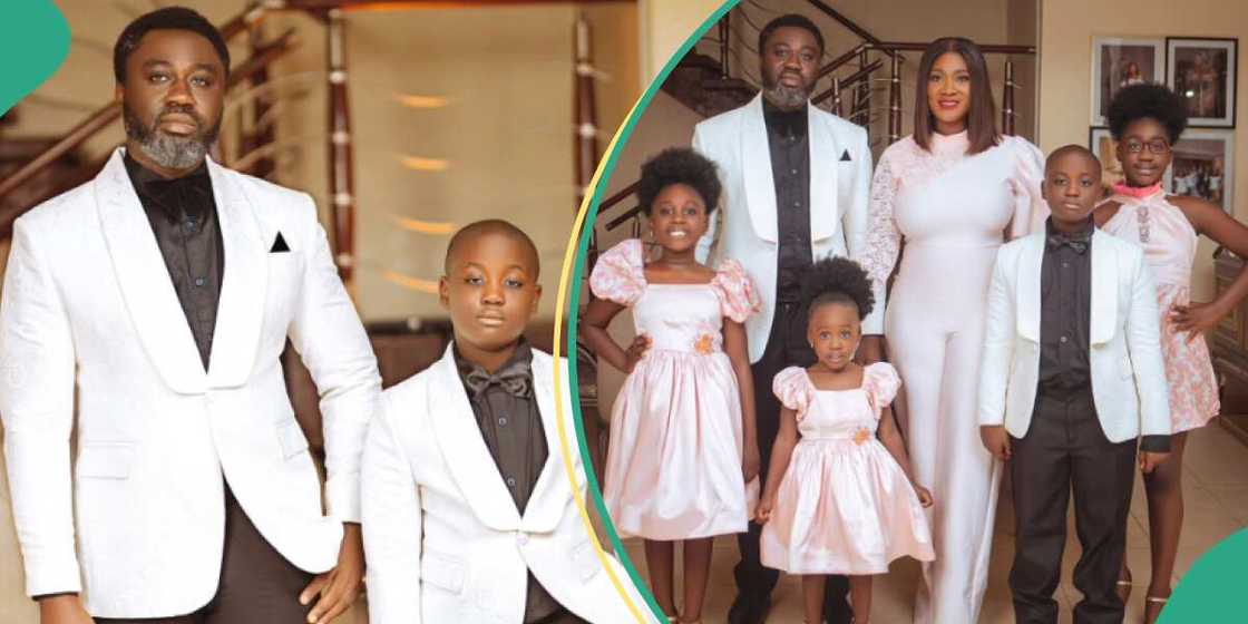 Mercy Johnson shows off family in new photos. Mercy Johnson shows off family in new photos.