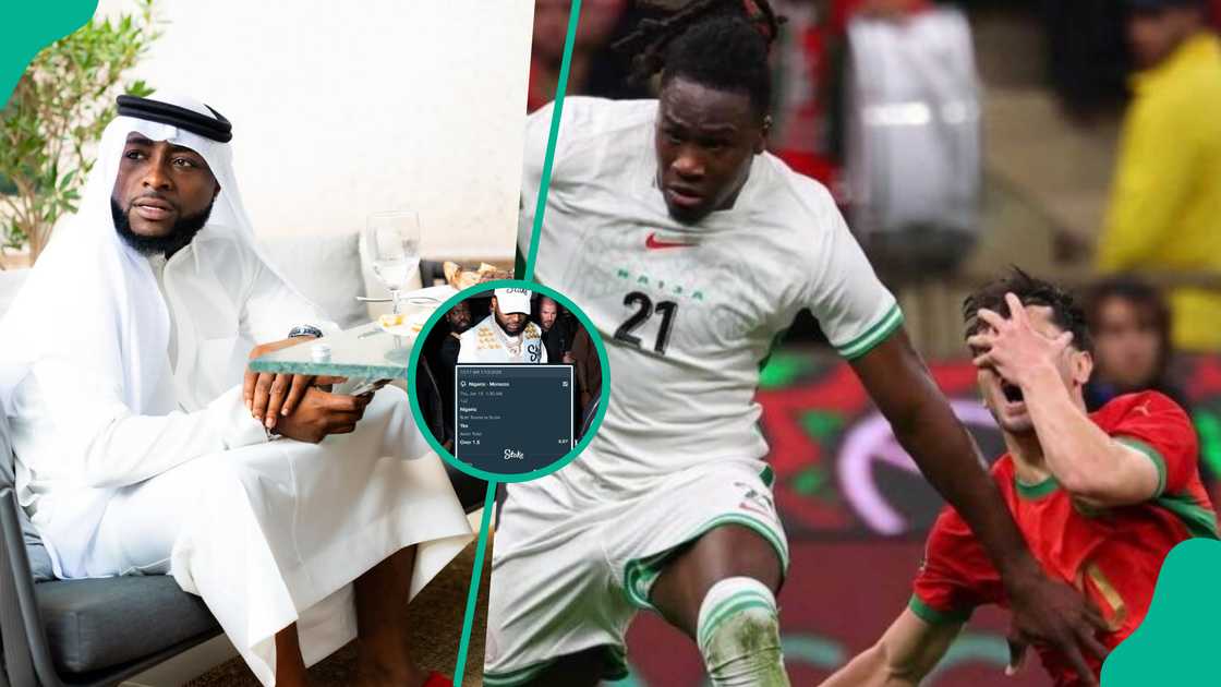 Davido reacts to losing wager after Super Eagles' defeat Davido reacts to losing wager after Super Eagles' defeat